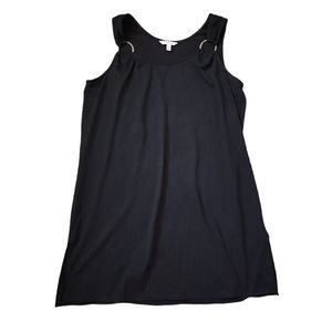 Croft & Borrow Simple Black Tunic Dress Woman's Size S